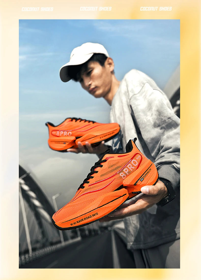 Neue männer Turnschuhe Hohe Qualität Carbon Platte Laufschuhe Stilvolle Atmungsaktive Casual Sportschuhe Männliche Trainer Tennis Schuhe