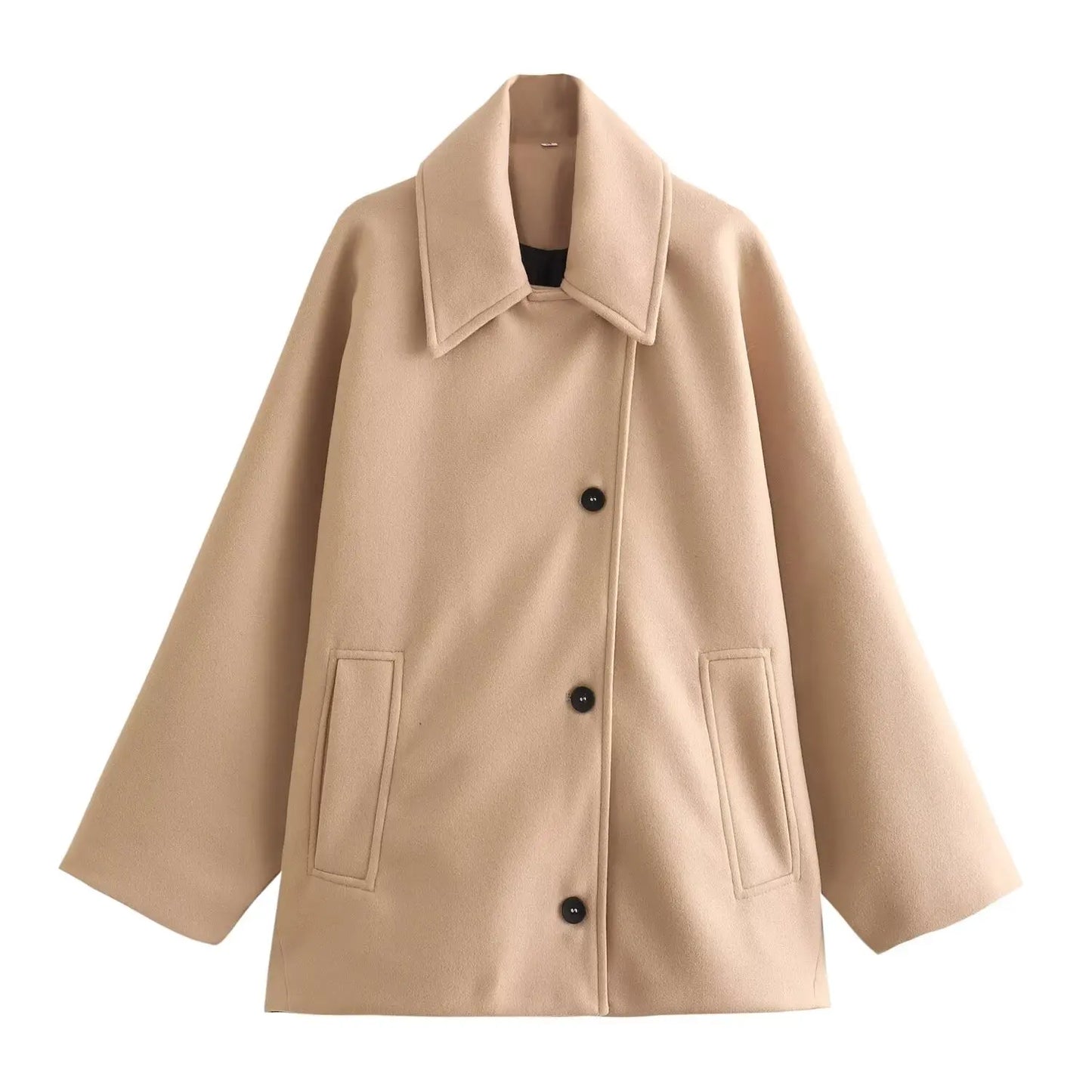 MUJER Oversize Lange Jacke Damen Langarm Damen Trenchcoat Herbst Bomberjacken für Damen Winter Neu in Mäntel und Jacken