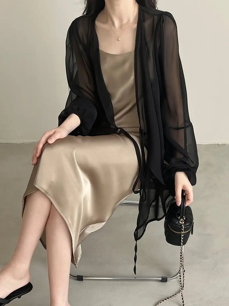Jacken Frauen Elegante Sommer Sun-proof Zarte Mode Täglichen Lose Einfache Feste Alle-spiel Grundlegende Stilvolle Koreanische stil Puff Hülse