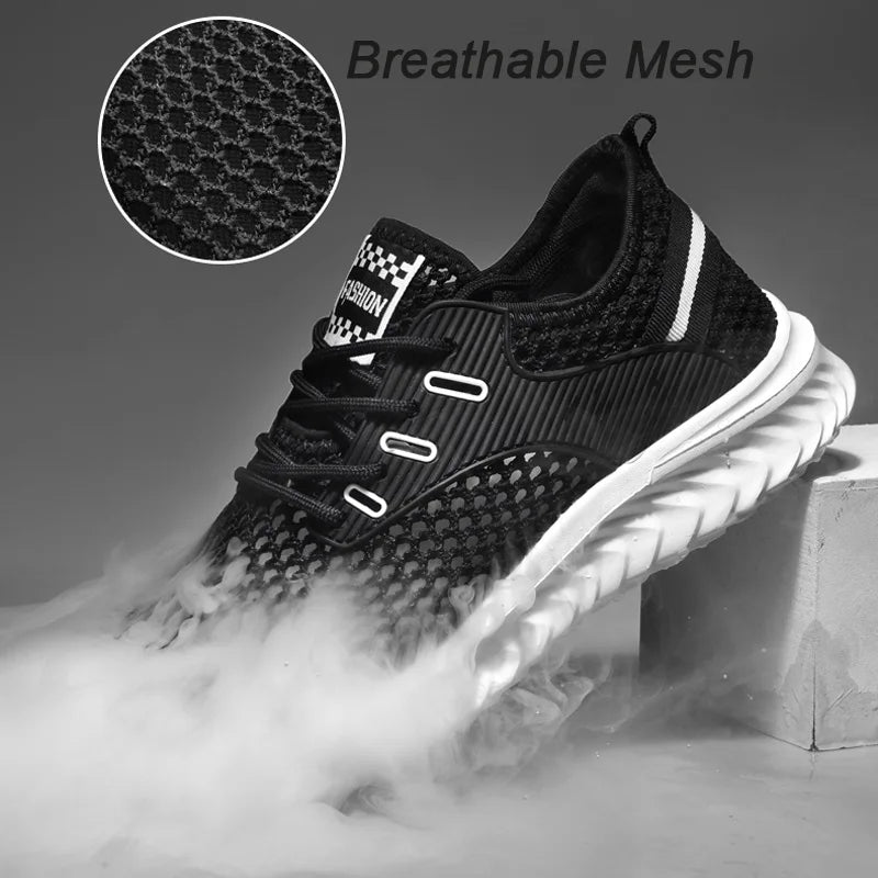 Sommer Herren Sneakers atmungsaktive und leichte Herren Casual Tennis Sneakers Hollow Mesh Herren Laufschuhe Tenis Masculino