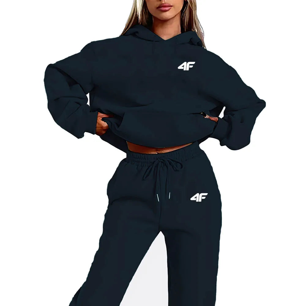 2025 4F Neue Ankunft Frühling Herbst 2 Stück Frauen Sets Zwei Stücke Sets Top Und Hosen Anzüge Outfits Kleidung