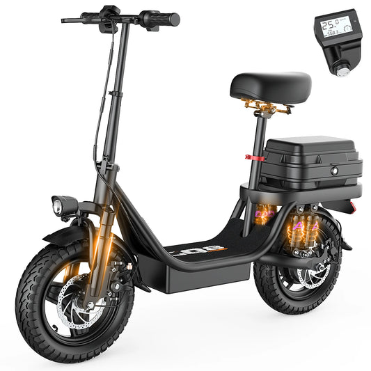 TOOFLY GQ8 Adult Electric Scooter 250W 48V15AH Foldable Electric Scooter Inch Vacuum Tires City Commuter Electric Scooter.