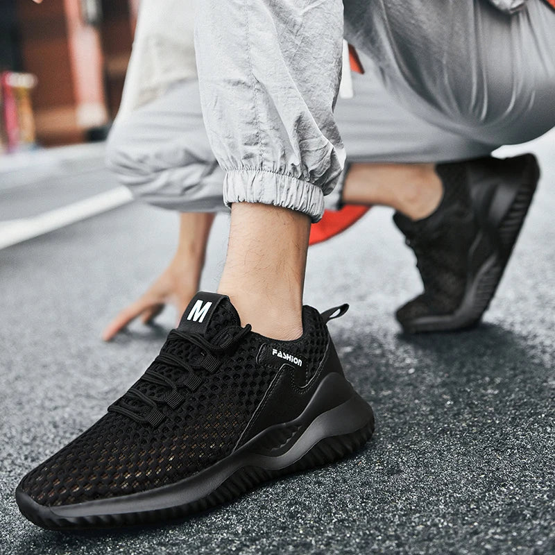 Sommer Tennis Casual Mesh Schuhe Atmungsaktive Hohl training fitness Plattform Weichen Boden Läuft Leichte Vulkanisierte Schuhe