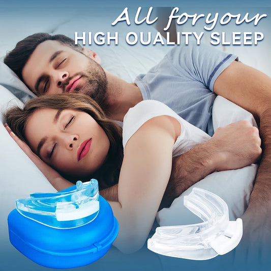 Anti Snoring Tooth Brace Adjustable Anti Snoring Mouth Guard Easy Breathe Improve Sleeping Aid Apnea Mouthpiece To Stop Snoring.