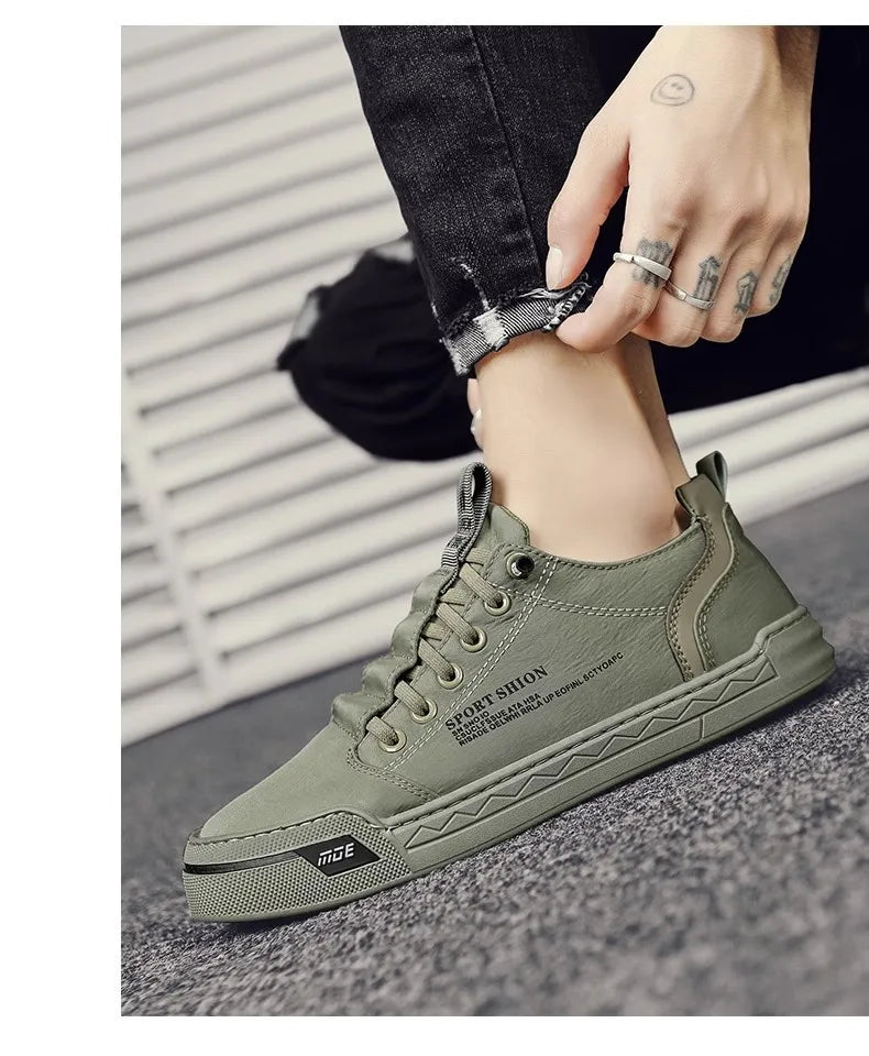 Neue Turnschuhe Leinwand Schuhe für Männer im Angebot Herbst Atmungsaktive Slip auf Männliche Turnschuhe Flache Vulkanisierte Schuhe Eis Seide Tenis Masculino