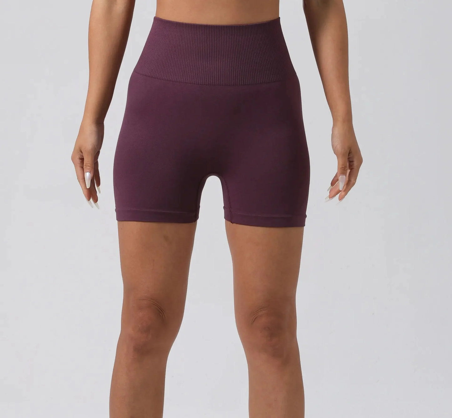 High Waist Nylon Seamless Knitted Yoga Wear Fitness Sportswear Quick Dry Breathable Butt Lifting Slimming Exercise Set