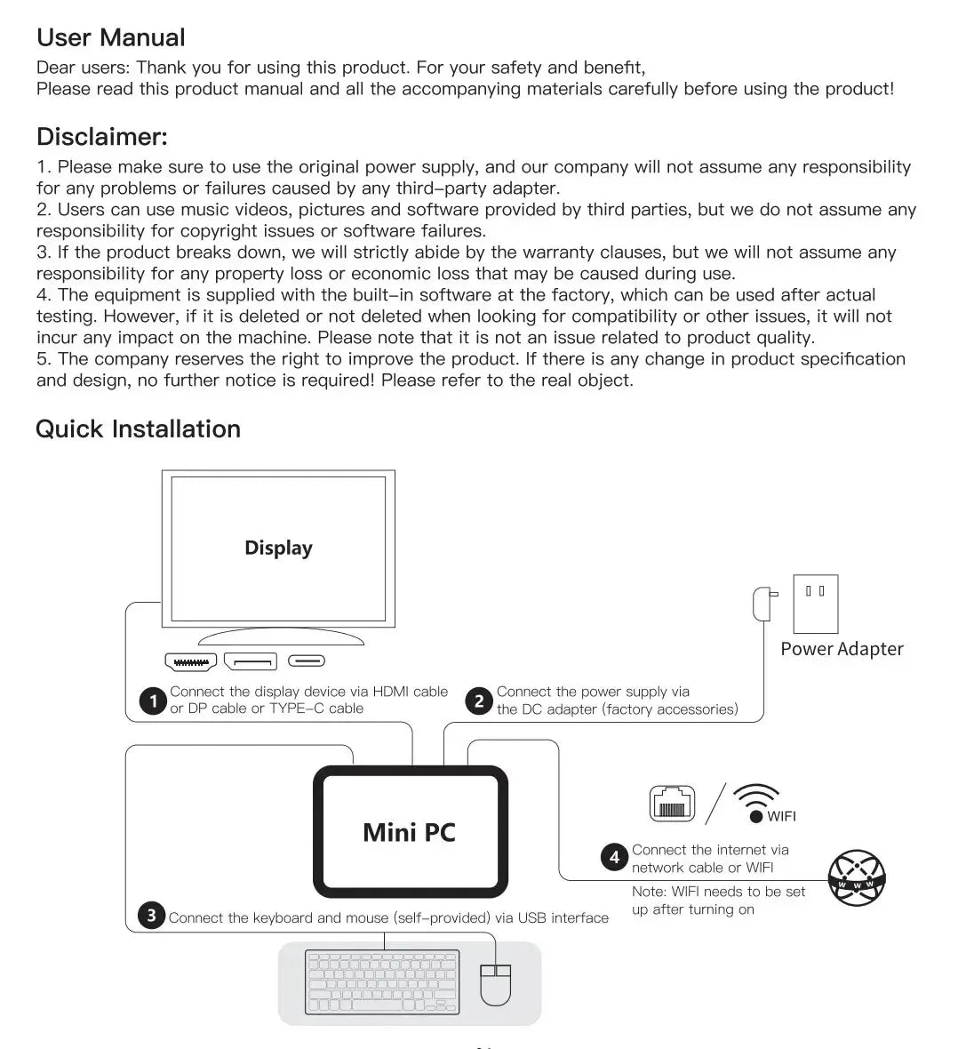 MINI PC Windows 11 Pro Core i9 8950HK DDR4 16GB M.2 SSD 1TB 2TB Computer Gaming Wifi 6 BT5.2 Office Business Desktop PC Gamer