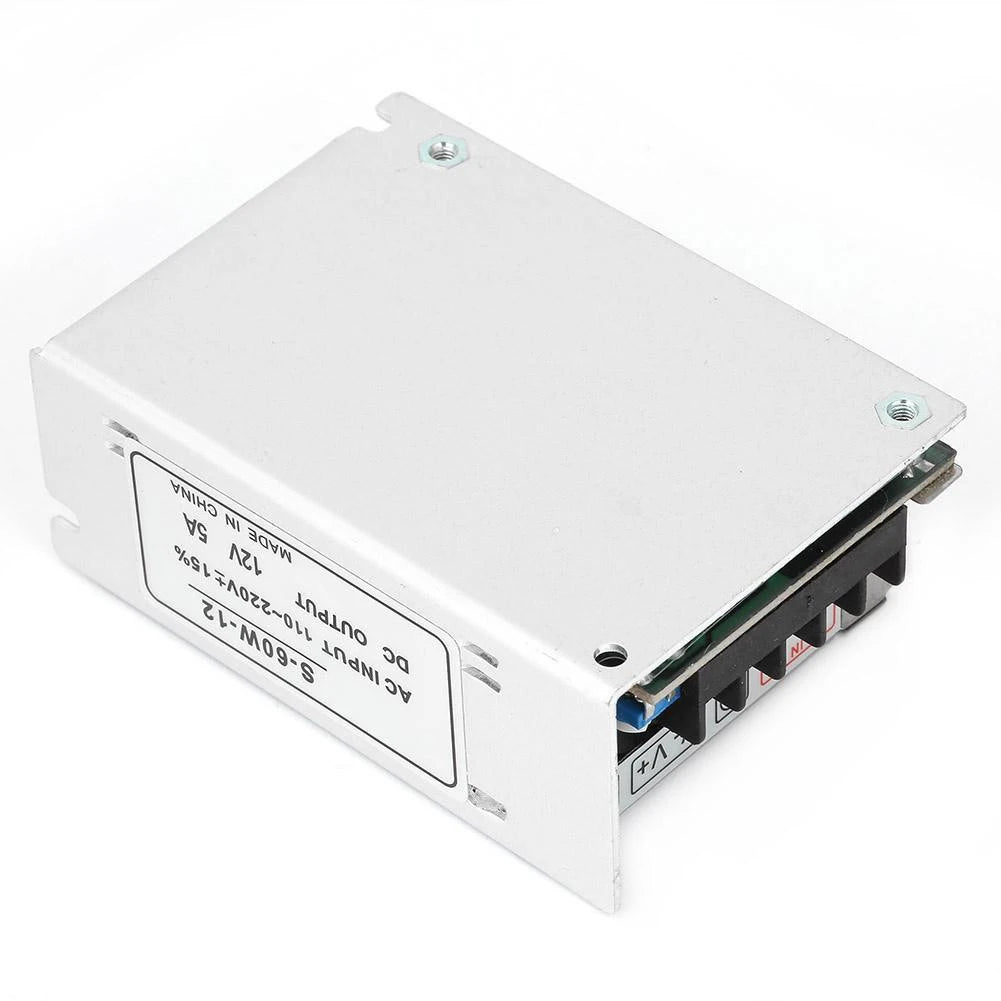 12V 5A Switching Power Supply 60W Switch Power Supply 220 AC To 12V DC.