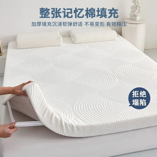 Memory-Schaum-Füllung, Matratzen, Bodenmatte, faltbar, langsamer Rückprall, Tatami-Schwamm-Matratze, Bettdecke, Tagesdecken, Twin King Queen Size