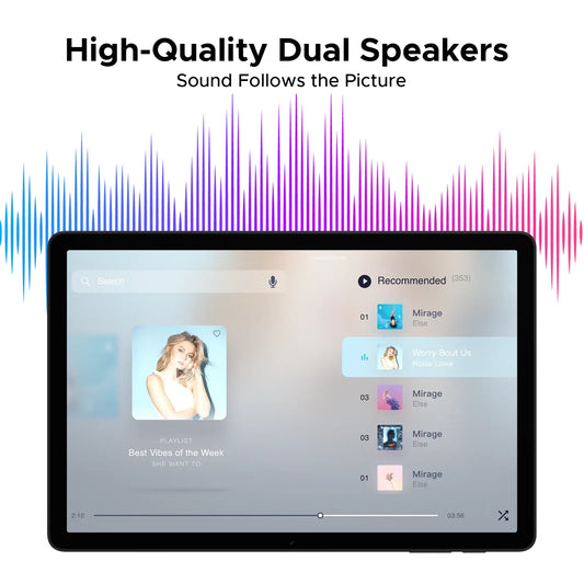 DOOGEE Tab A9 Pro+ Tablet PC Android 15 Dual Speakers 11'' Screen 30GB RAM (6GB+24G) 128GB 8580mAh Battery Widevine L1 Smart Pad.