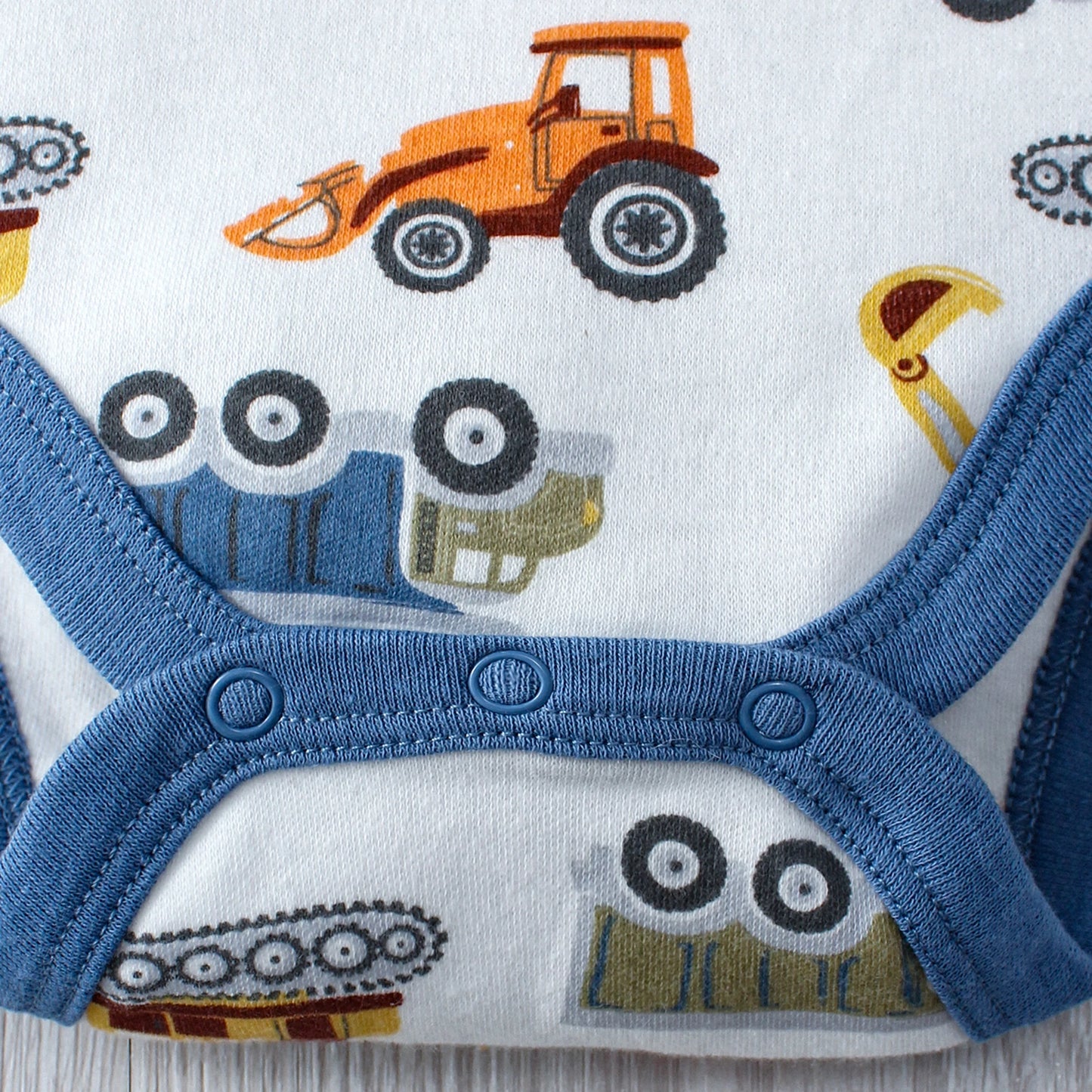 3PCS Sommer Jungen Baby Body Drei stück Set Cartoon Lkw und Streifen Muster Kurzarm Taste Design Dreieck body