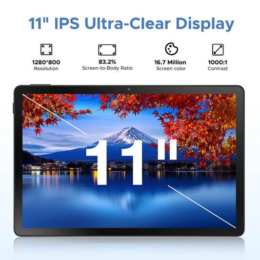 Global Version Doogee U11 Pro Android 15 Tablet Pc 11 Inch Ultra-Clear 90Hz Display 30Gb(6+24) 256Gb 8580Mah Battery Tablet.