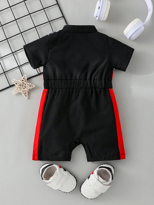 Ein Stück Baby Jungen Sommer Kurzarm Cartoon Auto Coole Mode Für Neugeborene Baby Artikel 0-1Y Overall Streetwear Kleidung.