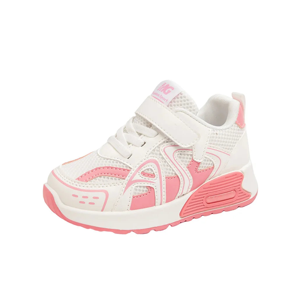 Autumn Children's Sport Shoes PU Leather Teenager Kid's Sneakers Anti-slippery Trend Fashion Girl's Sneakers Boy Running Shoes