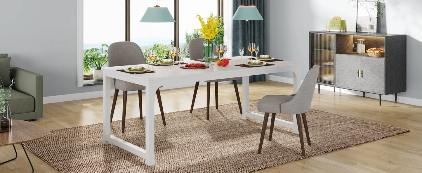 Moderner Computertisch, 63 x 31,5 Zoll großer Chefbüroschreibtisch Computertisch Arbeitszimmer Schreibtisch Workstation