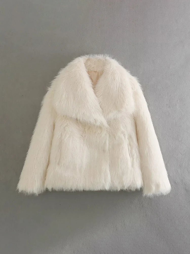 TWOTWINSTYLE Solide Temperament Jacken Für Frauen Revers Langarm Patchwork Tasten Designer Mäntel Weibliche Mode Stil Kleidung