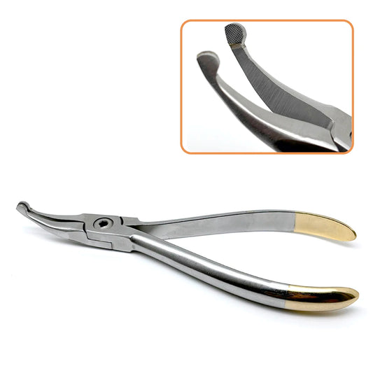 Dental Tools Howe Dental Plier Stainless Steel Dentist How Forcep How Utility Plier Curved Tip.