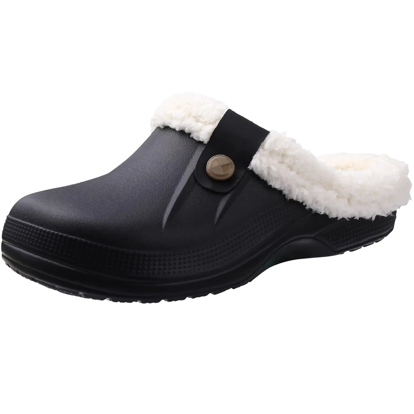 Fashion Men Cotton Slippers Winter Women Men Short Plush Slippers Casual Waterproof Garden Men Shoes New Fur Furry Cotton Shoes