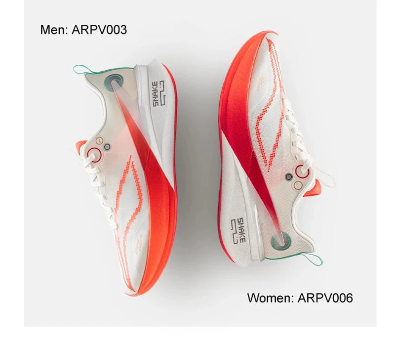 Li-Ning Männer RED HARE 8PRO Racing Laufschuhe BOOM FIBER Kissen Stabile Sportschuhe Leichte Anti-Rutsch Tragbare Turnschuhe ARPV003