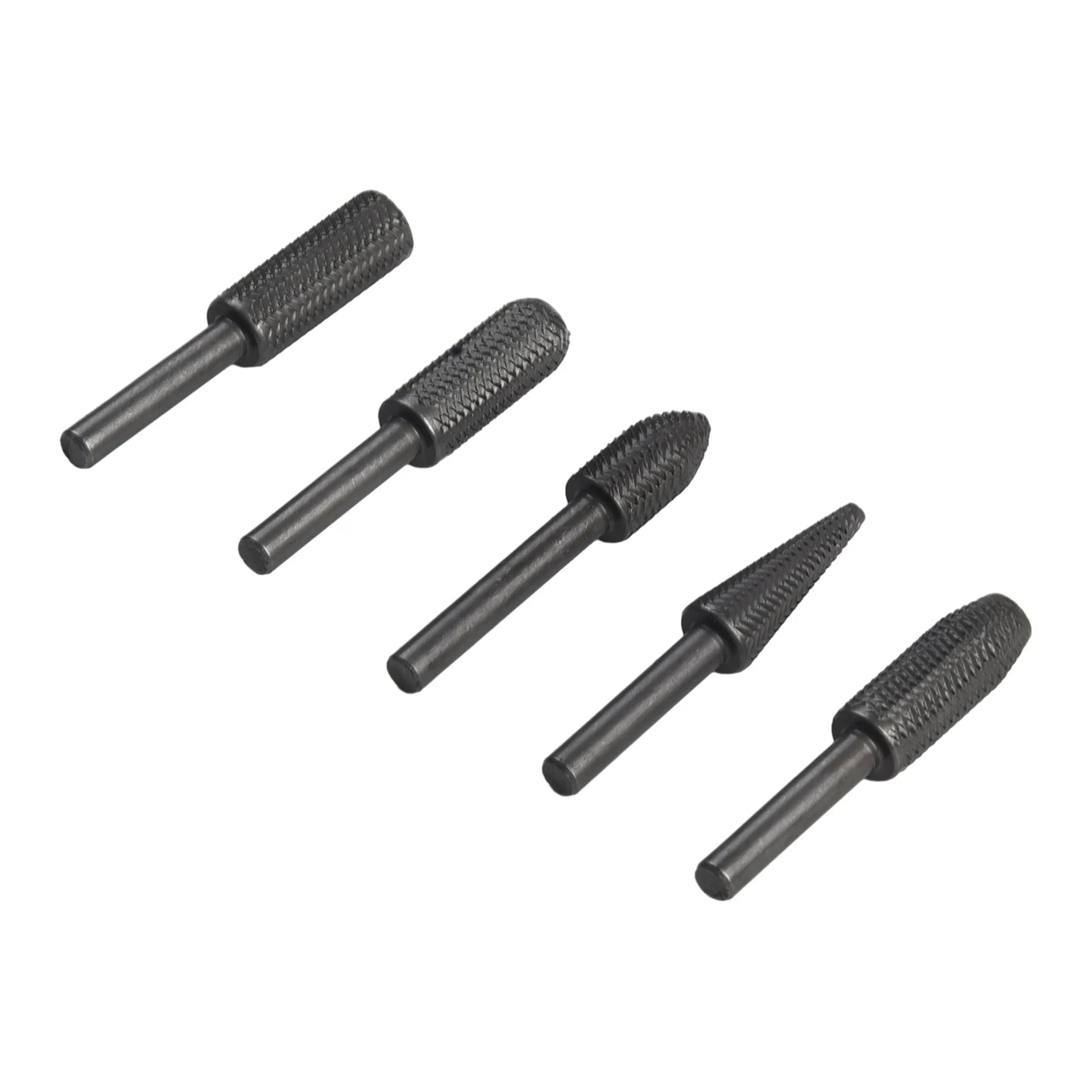 5Pcs Hartmetall Grat Rotary Raspel Datei ACH Zylindrische Form Double Cut Fräser Für Die Grinder Bohrer Bits