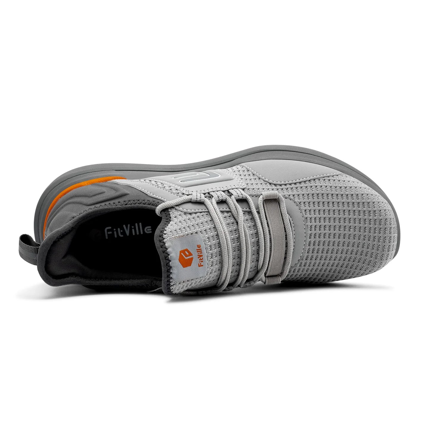 FitVille Herrenschuhe, extra breit, leicht, für geschwollene Füße, orthopädische Fußschmerzlinderung, Straßenlauf- und Wandersneaker