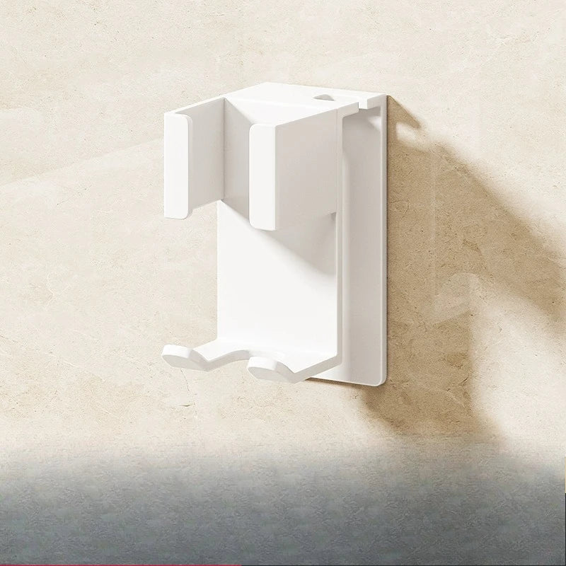 Lockenstab-Organizer aus Edelstahl mit ohne Bohren, Wandregal, Haarglätterhalter für die Aufbewahrung von Badezimmer-Waschtisch