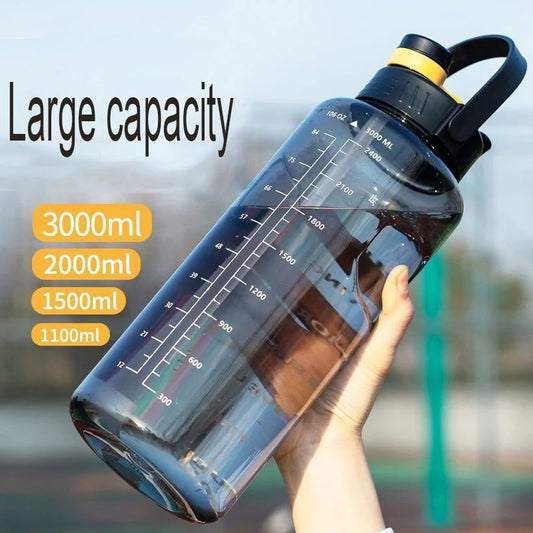 Super-large Capacity Water Cup Student Outdoor Sports and Fitness Shock-resistant and High-temperature Resistant Water Bottle.