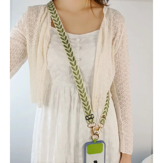 Adjustable Long Mobile Phone Lanyard Wrist Straps Lanyard for Keys Phone Charm Phone Strap Charm Strap Anti-lost Strap Rope.