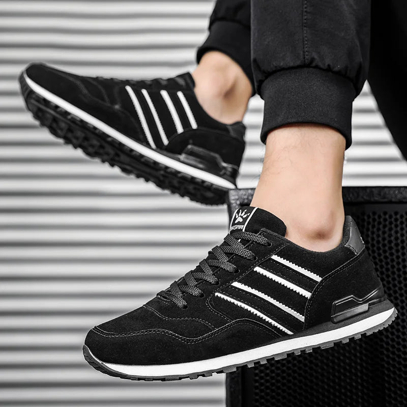 Künstliche Leder Männer Casual Schuhe Männlichen Frühjahr Männer Casual Licht Schuhe Sneakers Lac-up Wohnungen Atmungsaktive Freien Sapato