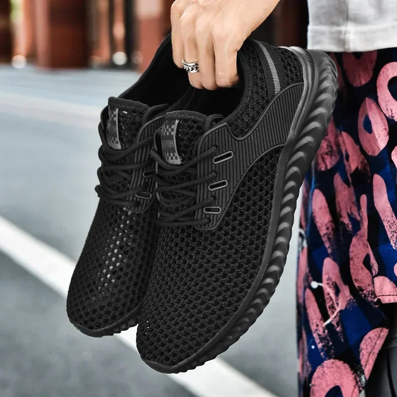 Sommer Herren Sneakers atmungsaktive und leichte Herren Casual Tennis Sneakers Hollow Mesh Herren Laufschuhe Tenis Masculino