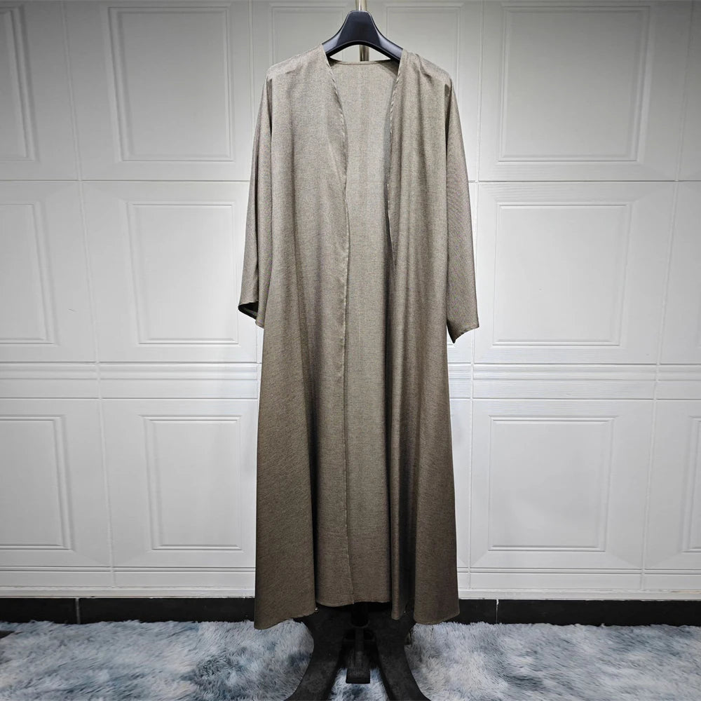 Ähnliche Baumwolle Leinen Batwing Kimono Abaya Dubai Islam Muslimischen Kleid Für Frauen Kebaya Kaftan Robe Musulmane Kaftan Marocain Femme