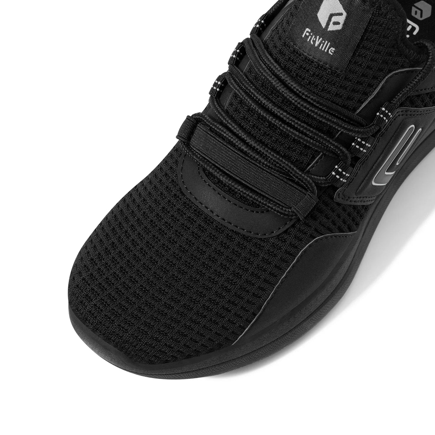 FitVille Herrenschuhe, extra breit, leicht, für geschwollene Füße, orthopädische Fußschmerzlinderung, Straßenlauf- und Wandersneaker