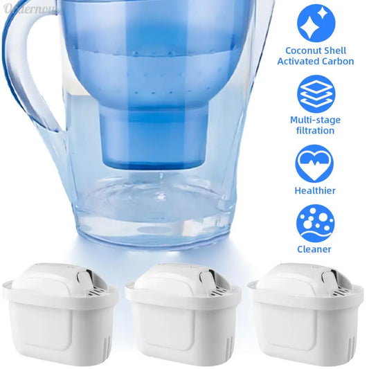 3-pack Water Filter Cartridge Water Filter Replacement for Maxtra+ Maxtra Plus Maxtra Mavea