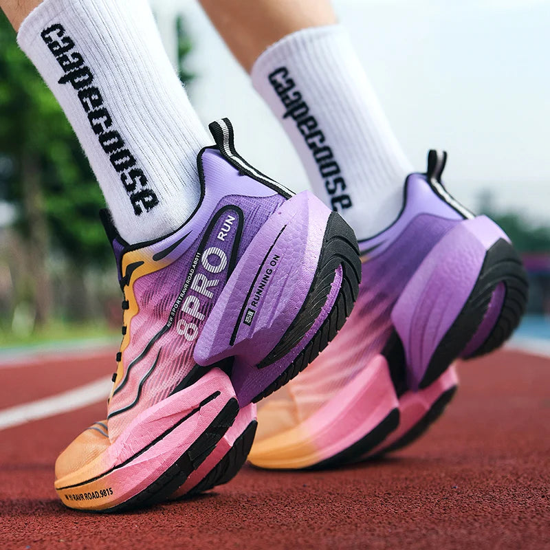 Neue männer Turnschuhe Hohe Qualität Carbon Platte Laufschuhe Stilvolle Atmungsaktive Casual Sportschuhe Männliche Trainer Tennis Schuhe