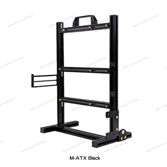 DIY Computer Open Frame,Vertical ATX/ ITX / MATX Gamer Cabinet Aluminum,Modding Desktop Gaming PC Case Water Air Cooler