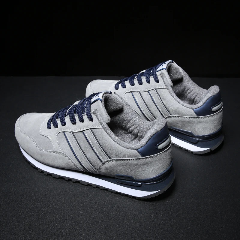Künstliche Leder Männer Casual Schuhe Männlichen Frühjahr Männer Casual Licht Schuhe Sneakers Lac-up Wohnungen Atmungsaktive Freien Sapato