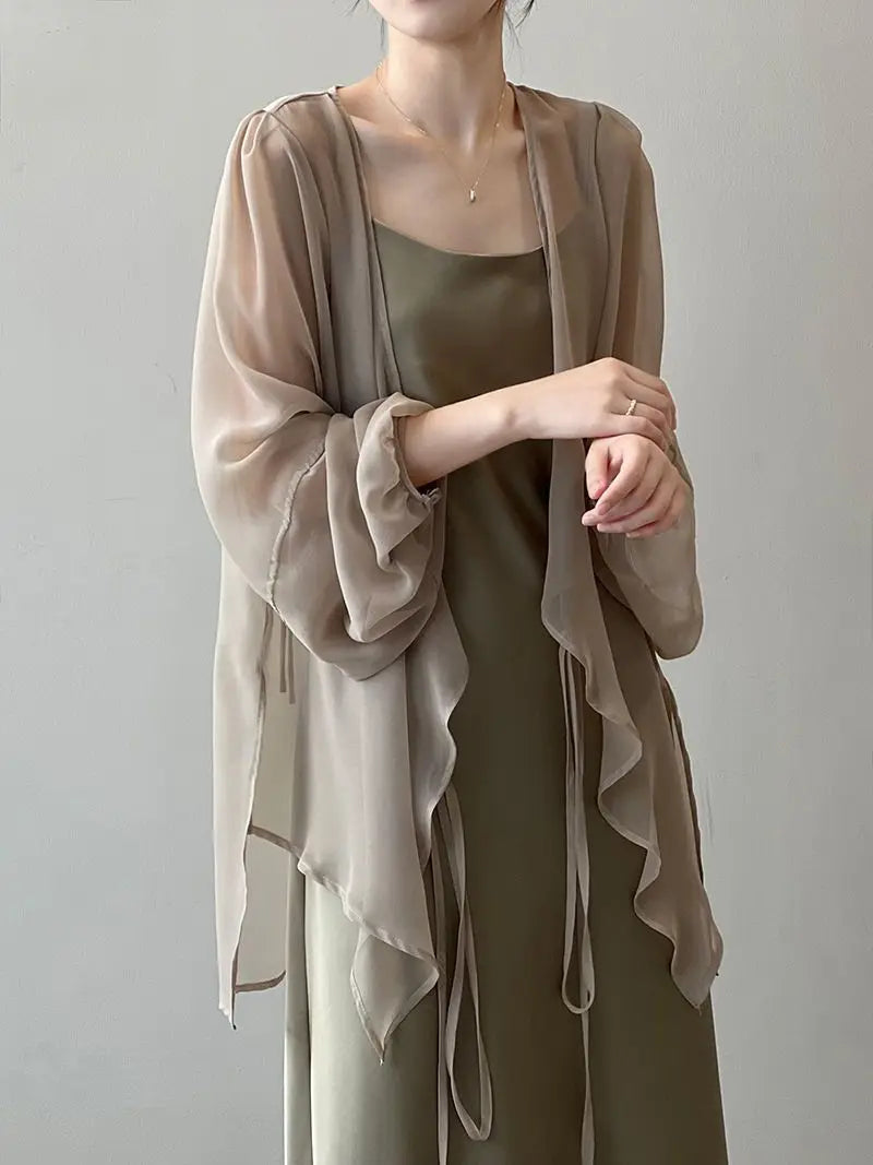 Jacken Frauen Elegante Sommer Sun-proof Zarte Mode Täglichen Lose Einfache Feste Alle-spiel Grundlegende Stilvolle Koreanische stil Puff Hülse