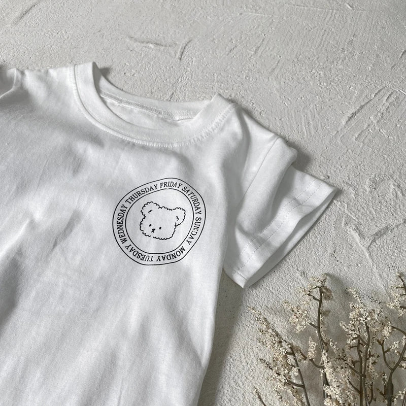 0-2Y Sommer Baby Body Niedlichen Cartoon Gedruckt Einteiliges für Kleinkinder Mädchen und Jungen Baby Kleidung Kleinkind Kurzarm Overall