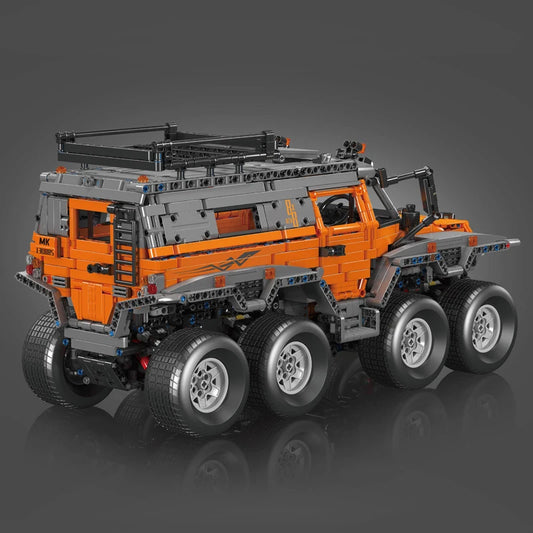 Mould King 13088 13089 Technical Car Toys The RC Avtoros Shaman 8x8 Building Block Assembly Car Brick Set Kids Christmas Gift.