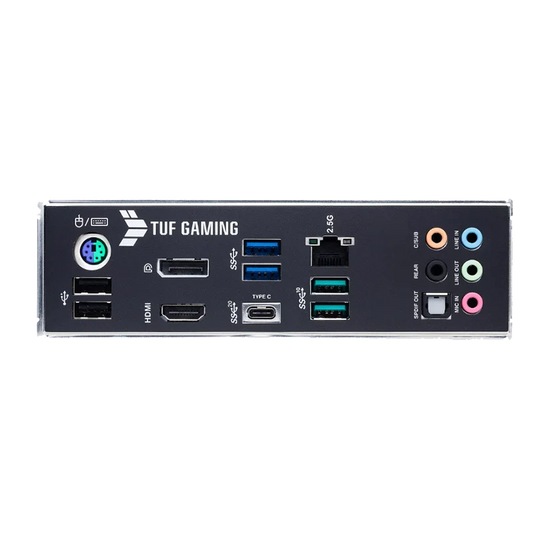 ASUS TUF GAMING Z590-PLUS WIFI LGA 1200 Intel Z590 ATX M.2 Desktop Motherboard.