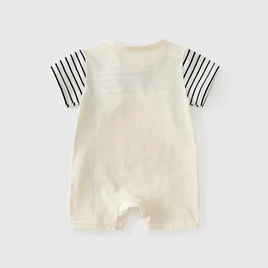 Neugeborene Kleidung Cartoon Winnie the Pooh Bequemer und weicher Sommer Jungen und Mädchen 0-24 Kurzarm Baby Overall.