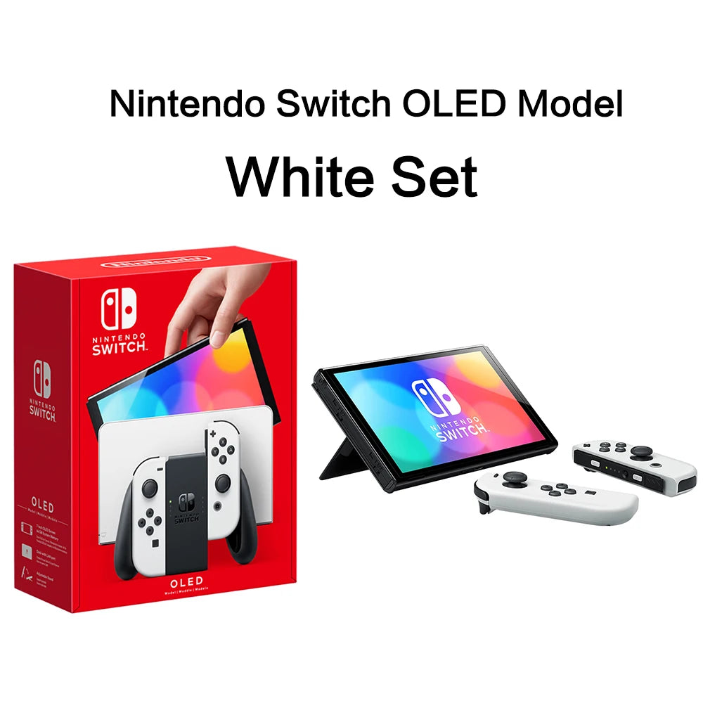 Nintendo Switch OLED Game Console Splatoon 3 Joy Con Version Multiple Color Optional Standard Set and Combo Available.