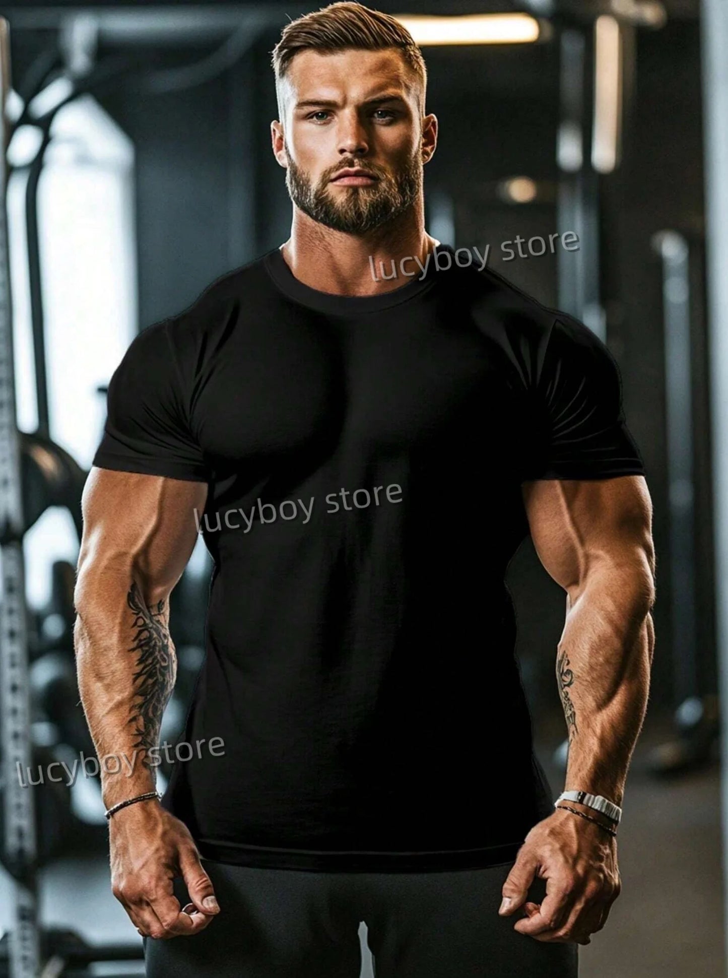 2025 LEGENDARY print Mens Gym Muscle power Training T Shirt Sports Jogging Short Sleeve TeesRunning Men Oversized Clothing Tops.
