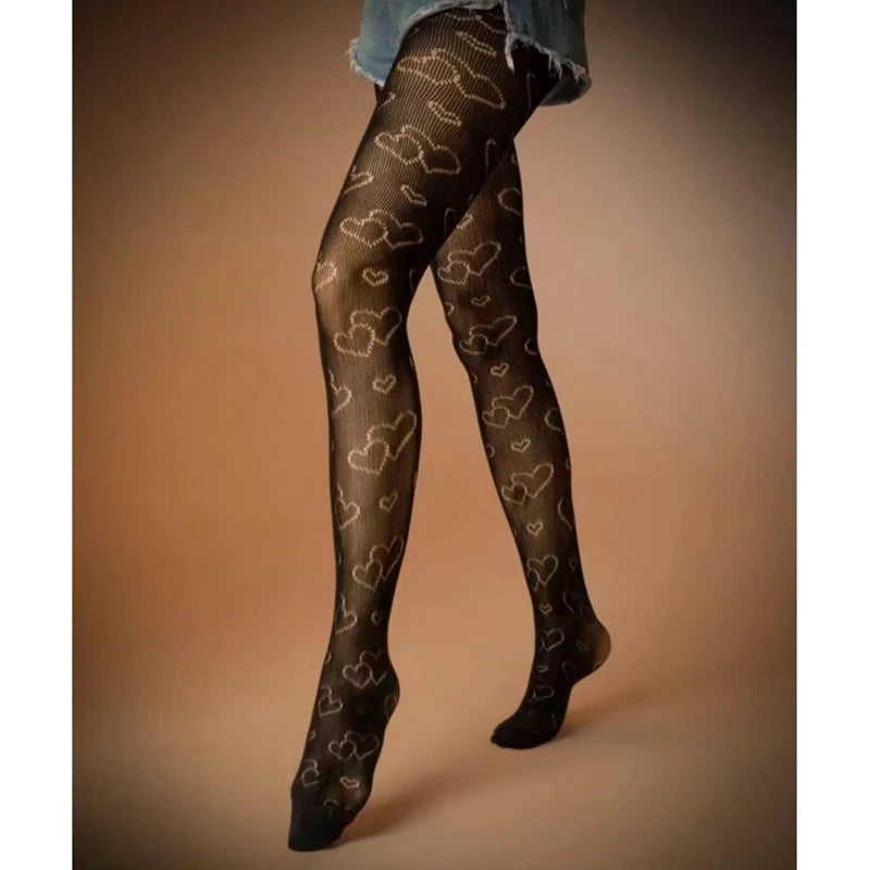 Sexy Fishnet Stockings Black Lolita Body High Socks Kawaii Long Fish Net Pantyhose Mesh Tights Lingerie Skin JK Waist Hosiery