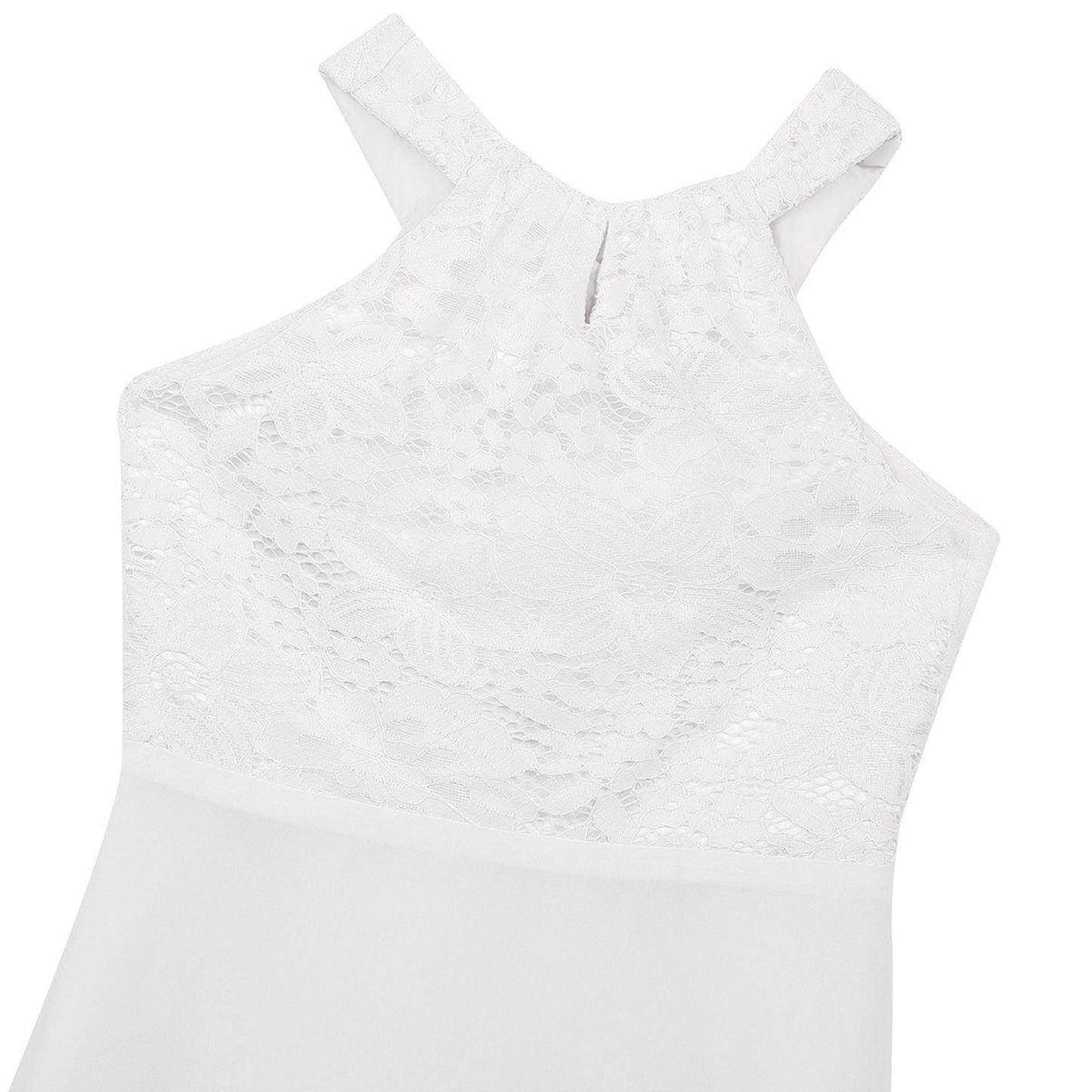 Sommer Mode Blume Mädchen Kleid Hochzeit Geburtstag Party Kinder Lange Kleid Vestido Elegante Halter Neck Floral Spitze Prinzessin Kleid