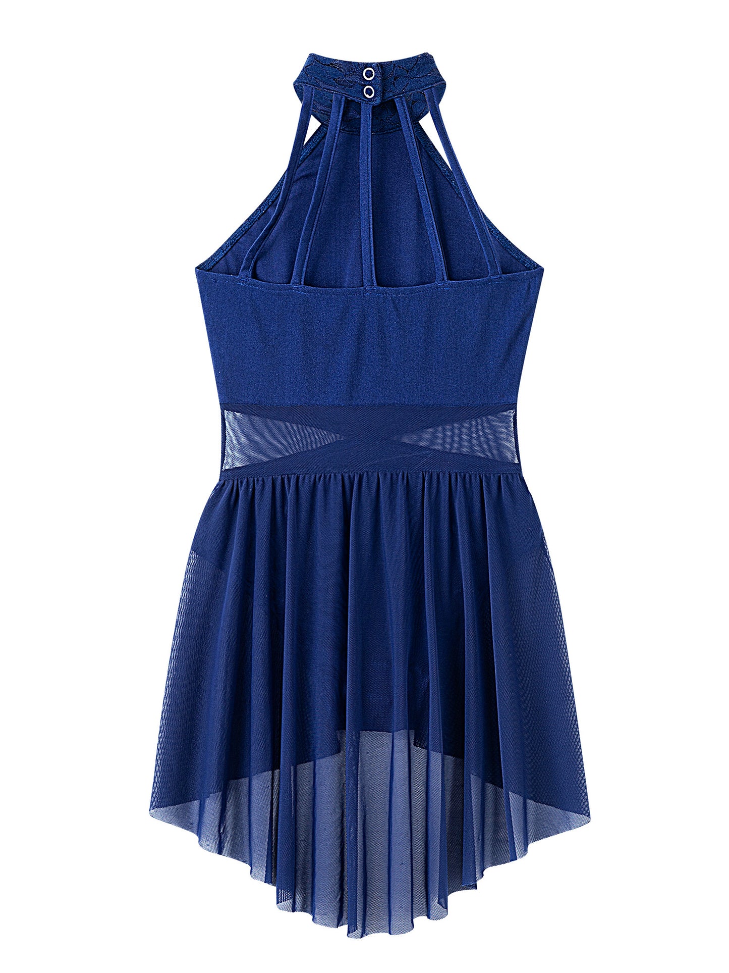 Mädchen Ballett Gymnastik Trikot lyrischen Tanz kleid ärmellose florale Spitze Tutu Tanz kleidung für Eiskunstlauf Bühnen performance