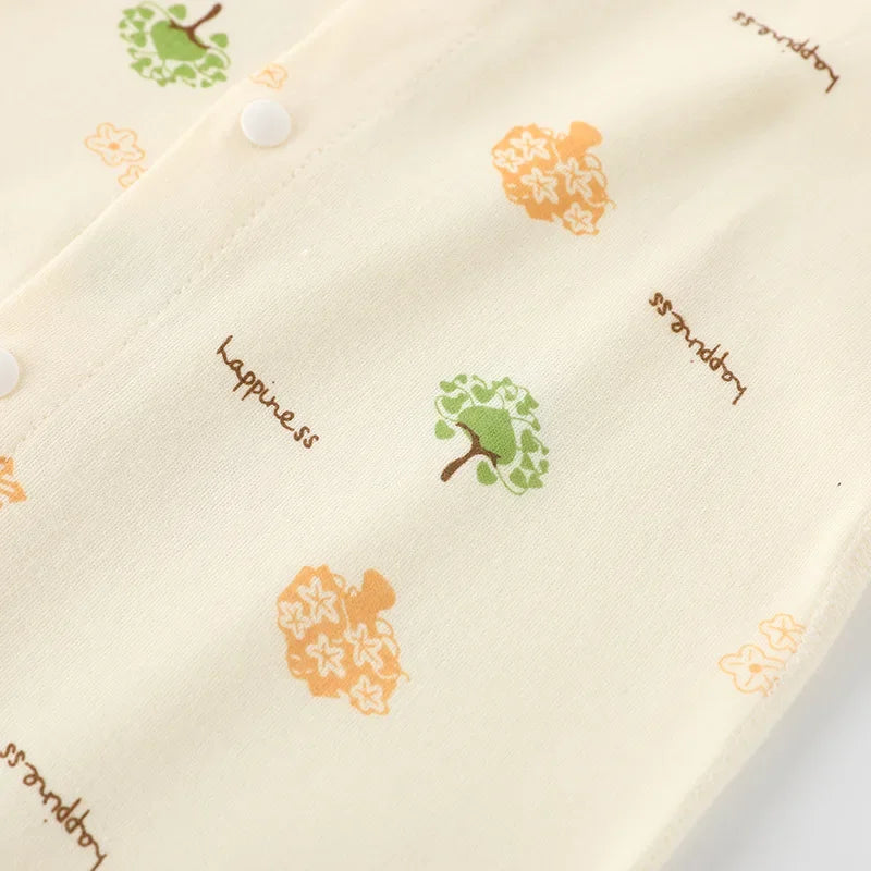 Baby-Body, Baumwolle, bedruckt, langärmelig, für Jungen und Mädchen, für Kleinkinder, Komfort, Creeper, Einteiler, Frühling und Herbst