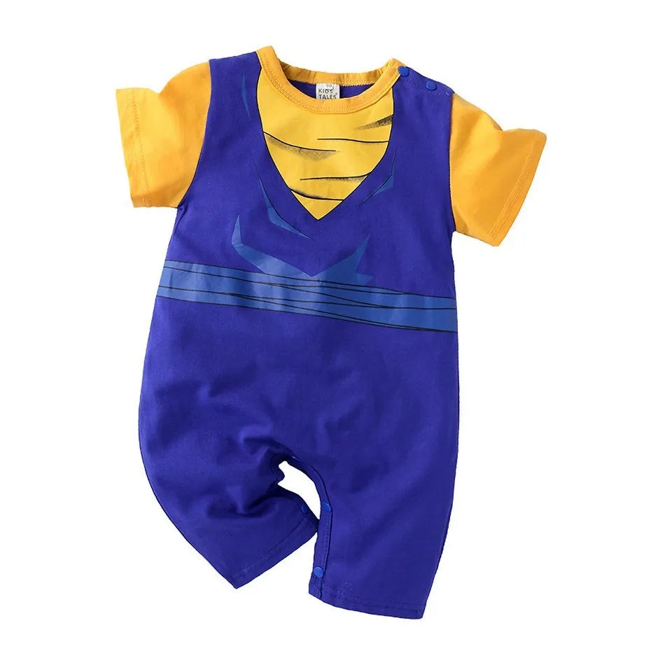 0-2 Jahre Baby Junge und Mädchen Strampler Neugeborenen Sommer Kurzarm Overall Baby Anime Cartoon Baumwolle Cosplay Kostüm