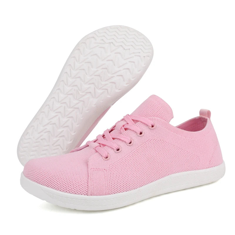 Barfußschuhe mit breiter Zehenpartie für Herren und Damen, minimalistische Wandersneaker | Zero Drop Sole | Atmungsaktives Mesh