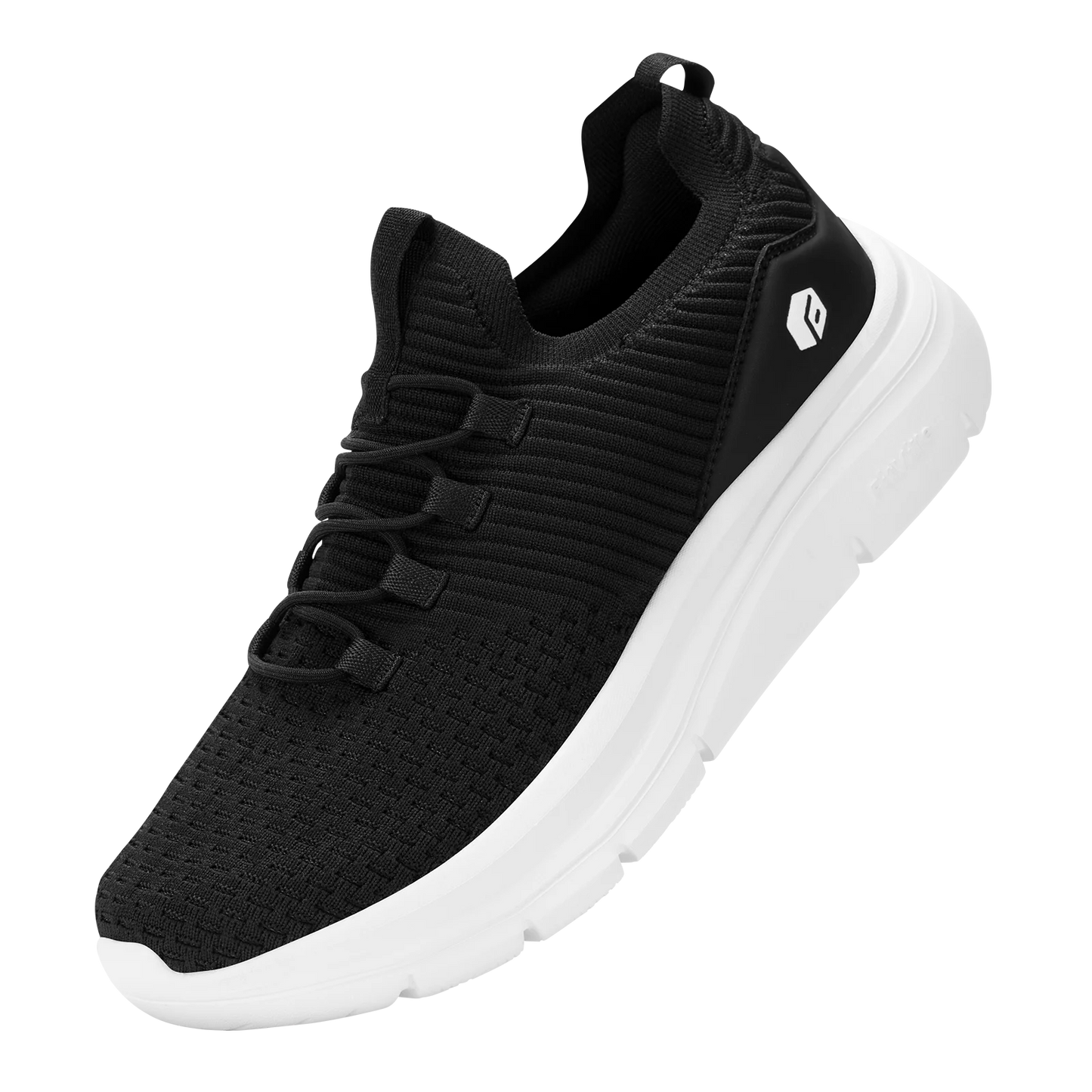 FitVille Herrenschuhe zum Hineinschlüpfen, leichte, breite Breite für Plattfüße, Plantarfasziitis, Fersenschmerzlinderung